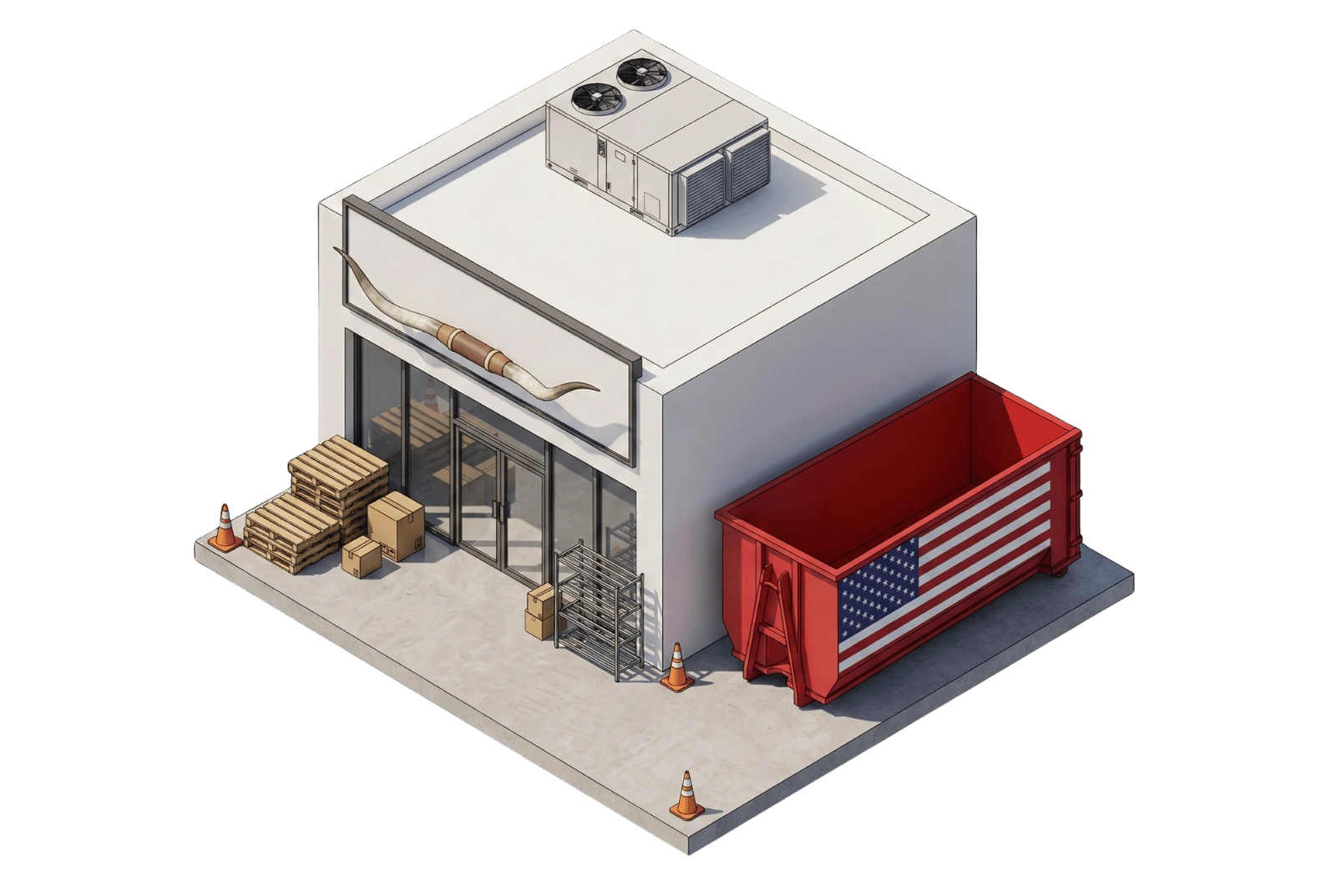 Commercial dumpster rental for businesses