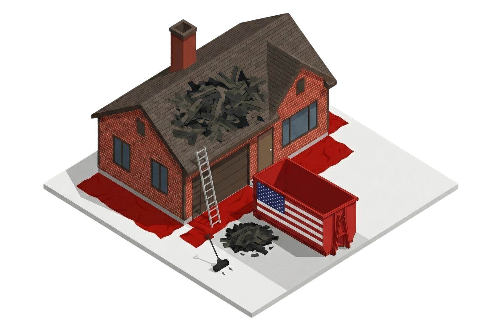 Residential dumpster rental for home projects