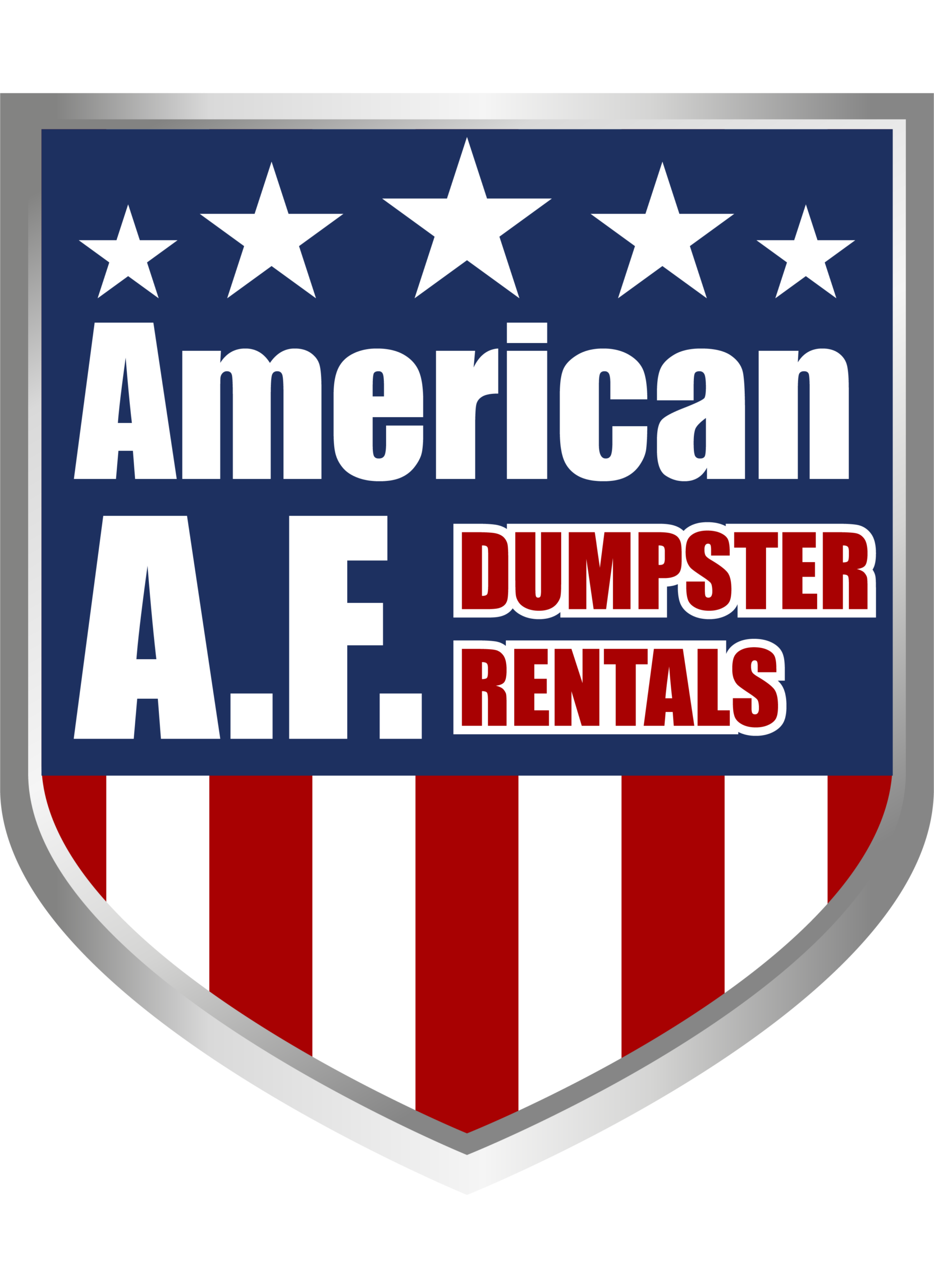 American AF Dumpsters Logo