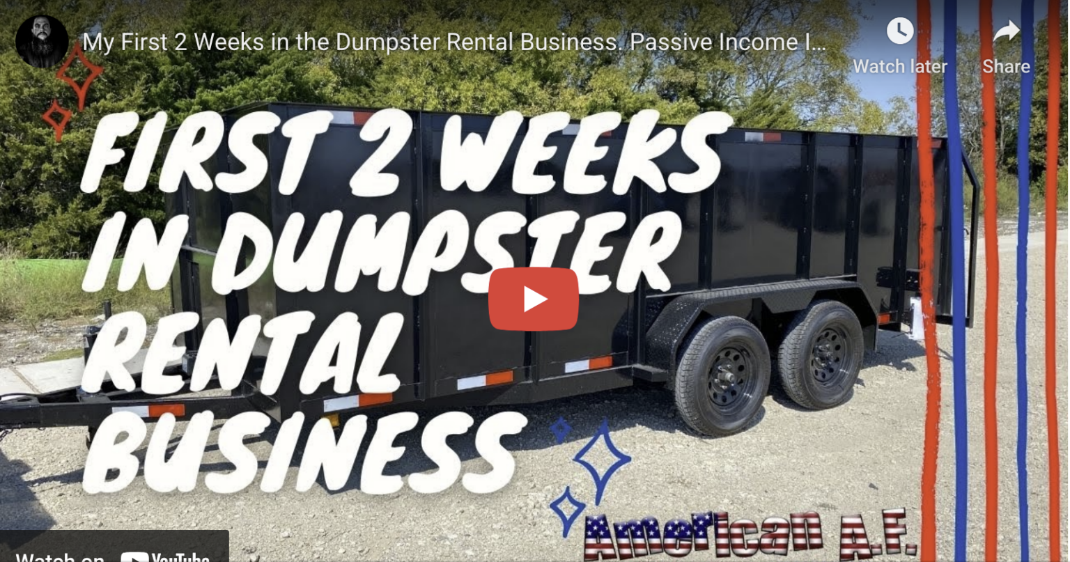 starting a dumpster business