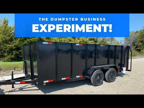 Dumpster trailer rental business profitability analysis and startup considerations