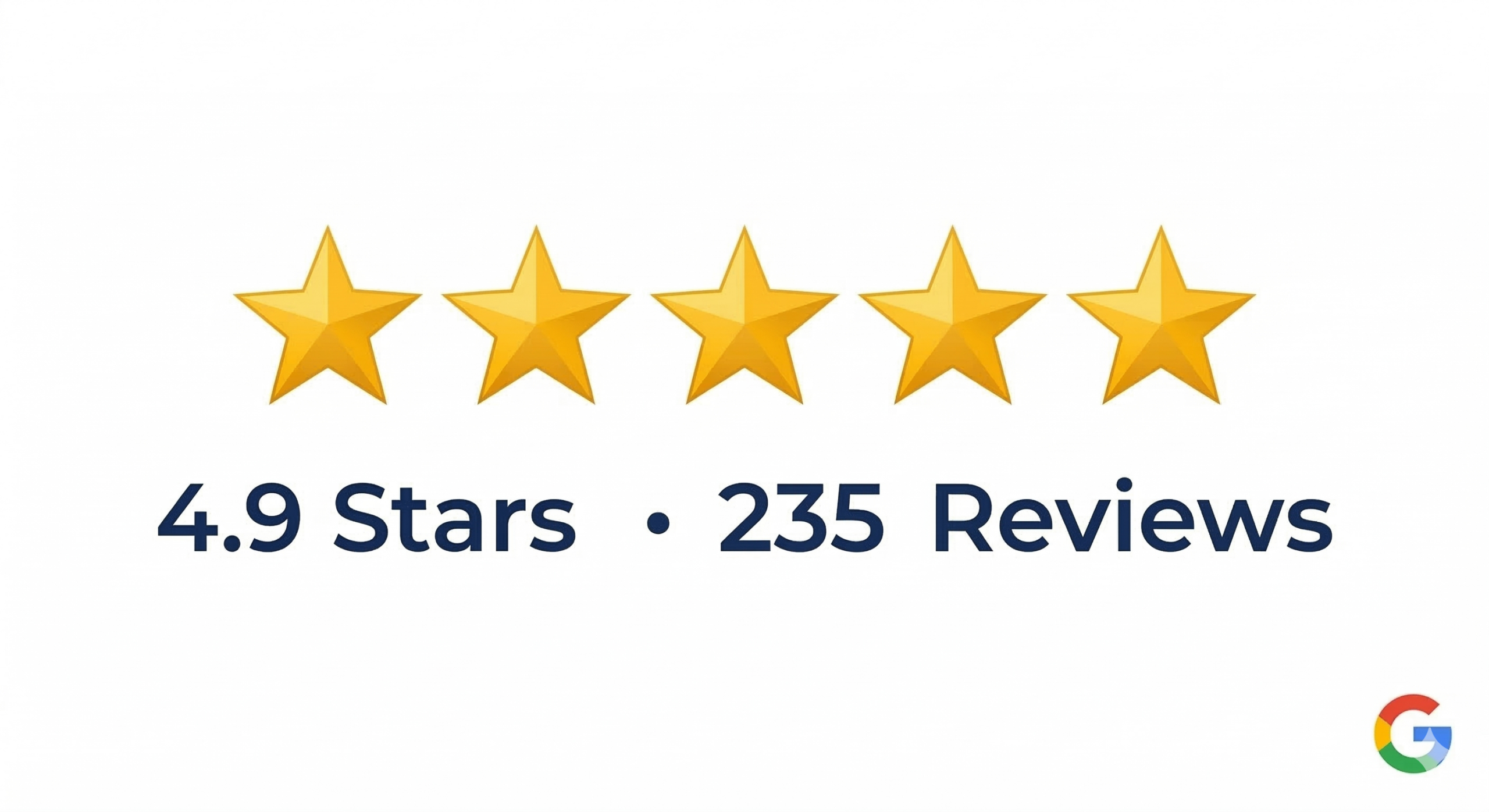 American AF Dumpsters Google rating showing 4.9 stars from 235 reviews